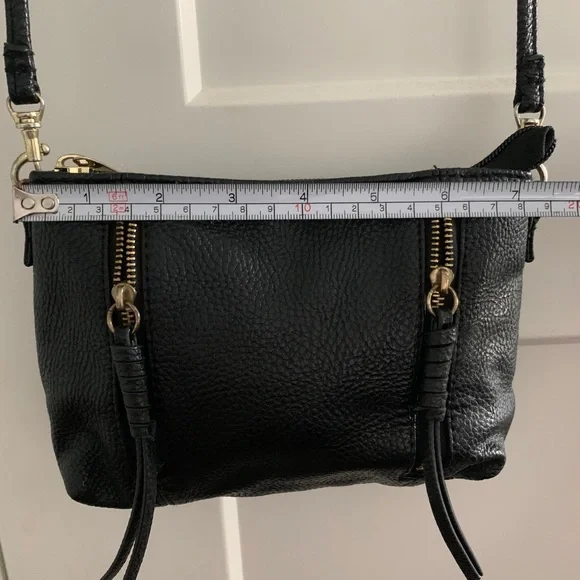 H&M Small Faux Leather Black Bag - Picture 3 of 12